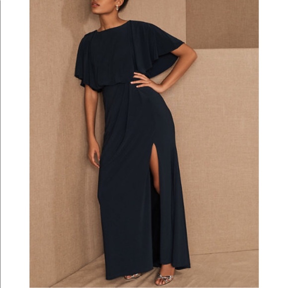 BHLDN Dresses & Skirts - BHLDN Lena Dress, Size 4, Navy Color